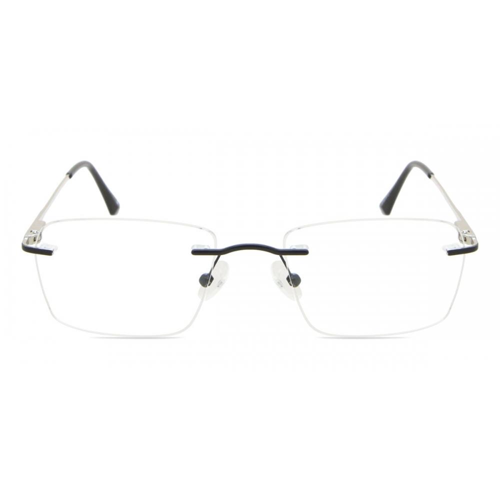 Rimless Rectangle Black Smartbuy Collection Hollis Wm6506 C2 Fashion Unisex Eyeglasses
