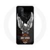Case - Maniacase - Oppo A74 5G - Black - Harley Davidson Eagle Logo - Soft