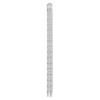 0-15cm Three-sided Straight Ruler Transparent Acrylic Ruler Math Drawing Tool for Engineer Artist Designer Architect