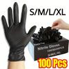 Black Xl Latex Gloves Pvc Gloves Disposable Nitrile Gloves Housework Cleaning Car Industry Gardening Cooking Tools KTY