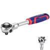 Swivel Ratchet Handle, Adjustable Ratchet Wrench, Multi-Function Ratchet Wrench, Multi-Ratchet Spanner Wrench, 6.35mm Drive, Approx. 150mm Ove