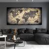 World Map Poster Canvas Painting Picture Print Cuadros Art Decoration Mural For Modern Home Living Room Wall Decor No Fram