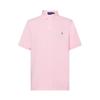 Polo Solid Color Polo Shirt With Logo Embroidery Men Polo Shirts Pink 710783656-033