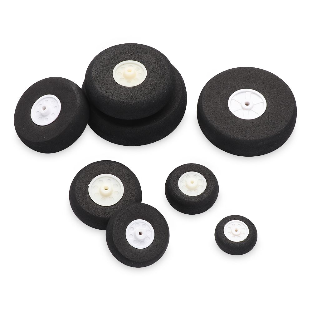 Wholesale Accessories EVA Sponge Tail Wheels Plane Toy Parts RC Airplane Replacement Wheel Hub