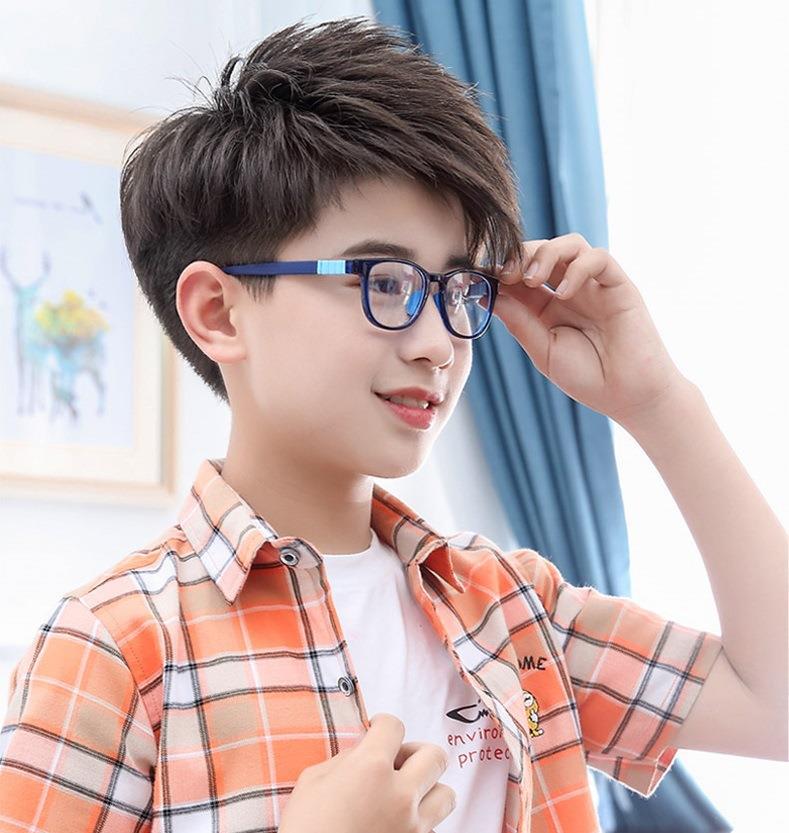 Children'S Silicone Glasses Boys And Girls Anti-Blue Light Mobile Phone Computer Goggles Burst Glasses