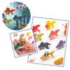 12pieces Plastic Goldfish Aquariums Ornaments DIY Miniature Artificial Hand Painted Adult Collection Craft Fish Tank Toy