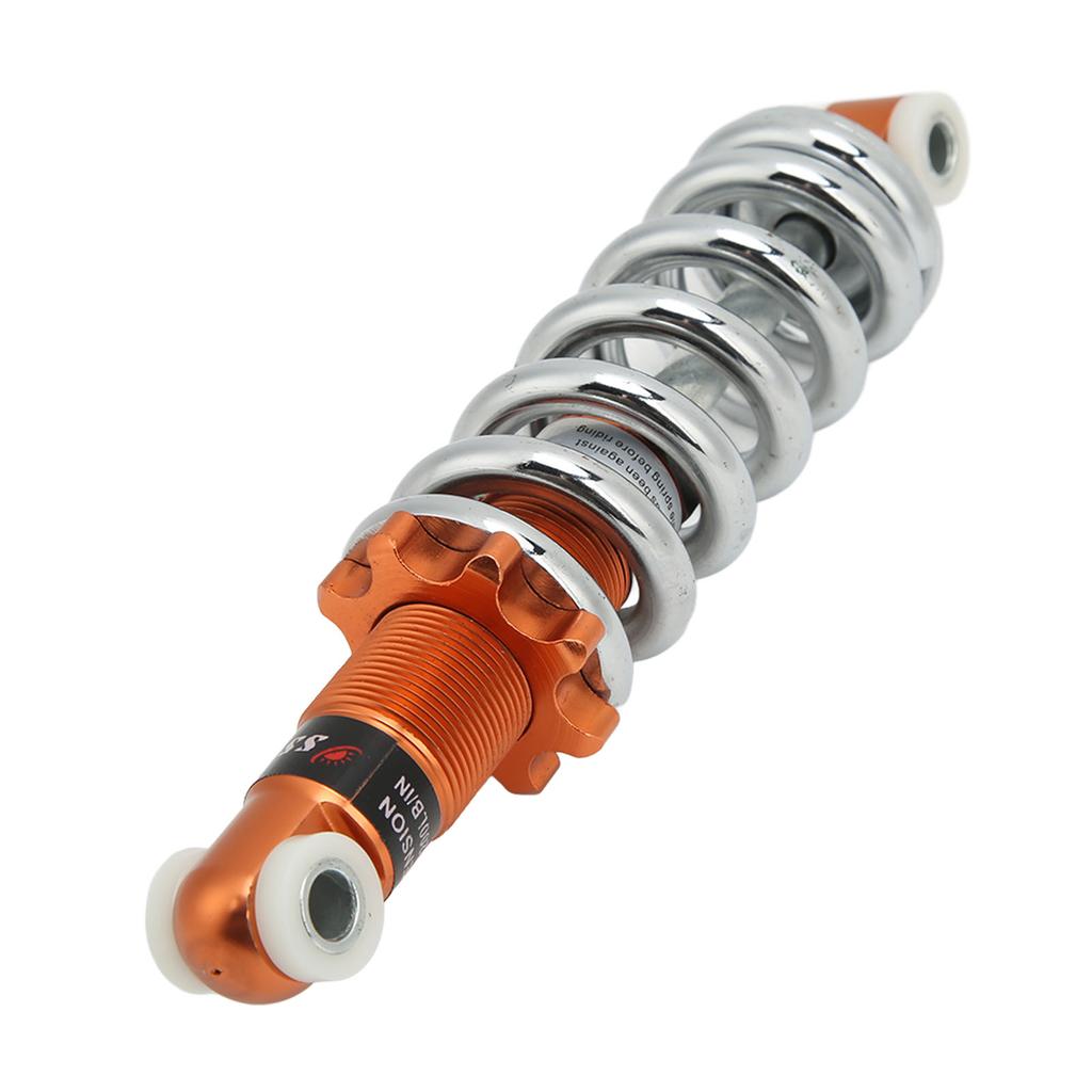 190mm Motorcycle Shock Absorber 1200lbs Loading Orange Universal Adjustable Damper for Scooter Moped