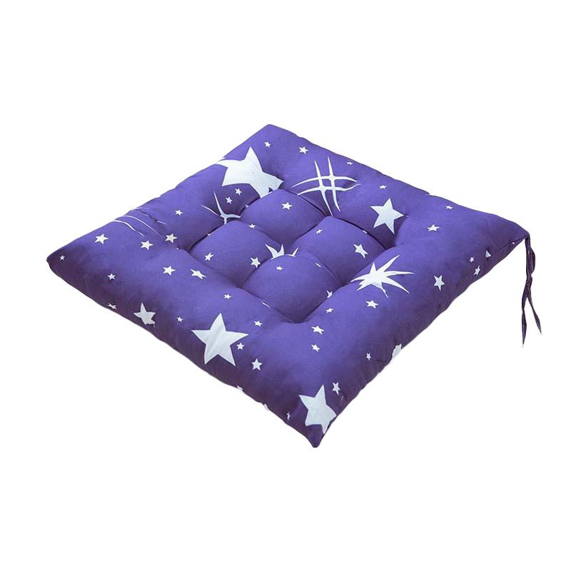 1PC Ultra Soft Linen Chair Cushion Seat Cushion Seat Pad With Ties Car Seat Mat Thick Living Room