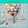 Artificial Peony Flower Wedding Hotel Restaurant Decoration Ornament Desktop