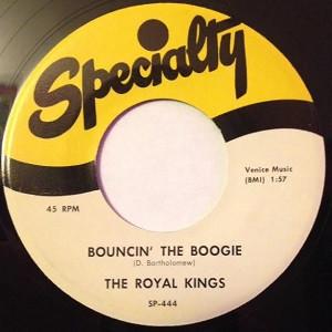 7inch Record ROYAL KINGS - Bouncin' The Boogie / Teachin' And  XSP444 Specialty US Blues Used