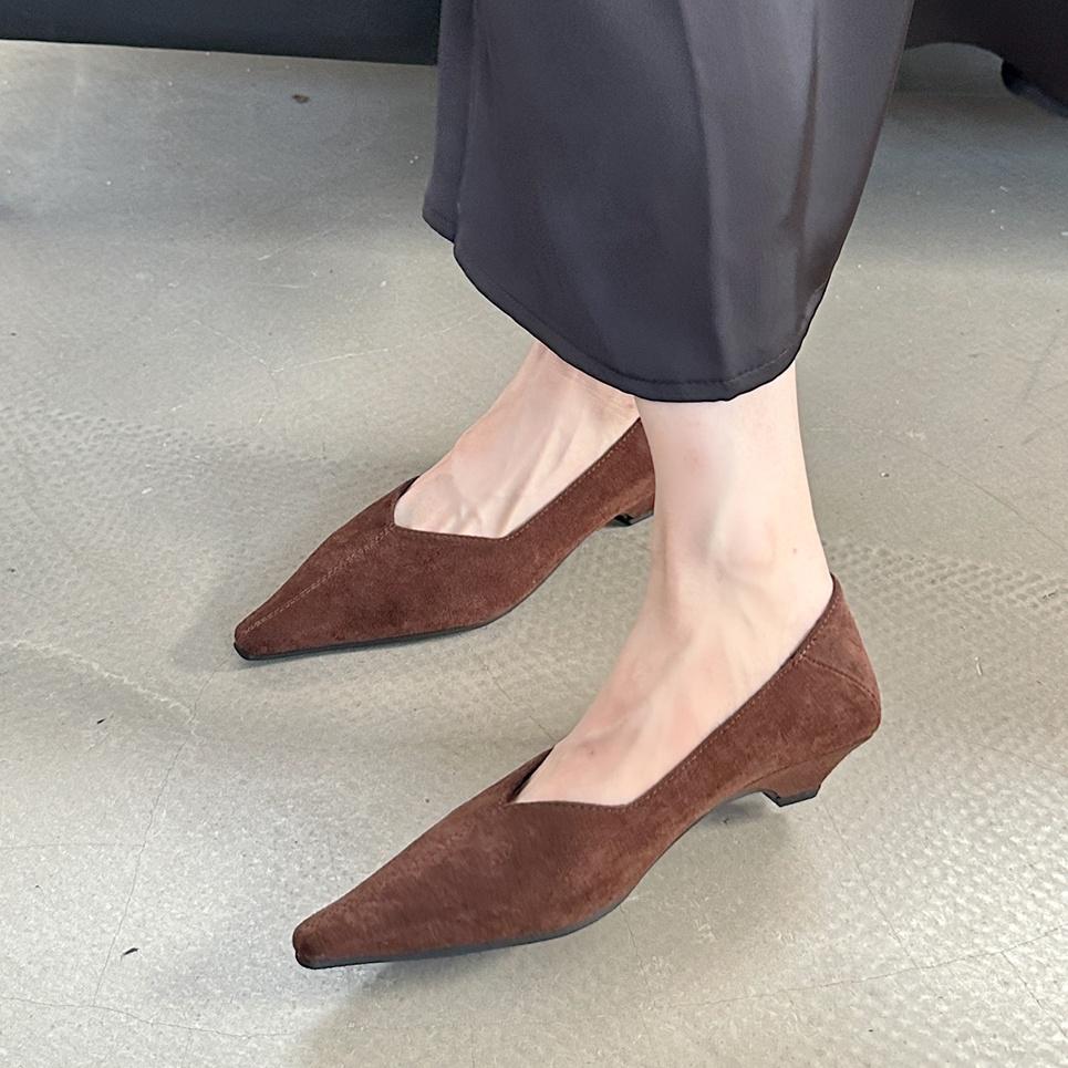 Fashion Bailamos 2024 Autumn Pointed Toe Women Sexy Shallow Slip On Pumps Shoes Fashion Thin High Heel Ladies Elegant Dress Boat Shoes