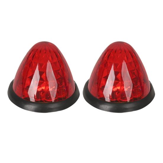 24V LED Watermelon Lights Rich Color Bumper Lights High-bright Trailer Side Marker Lights