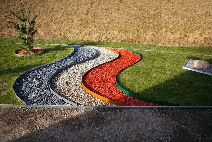 Bordure de Jardin - ICH-ZAPFE.DE - 18.5 cm x 120 cm - Métal - Brun