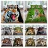 3D Quilt Cover Soft Breathable Tiger Print Duvet Covers Bedding Suit Bed Sets Polyester Comfortable Bedroom Decor