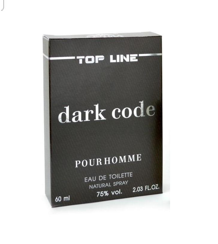 DARK CODE Perfume Eau De Toilette for Men, Top Line 60ml. 2.03 FL.OZ