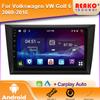 Car Radio For Volkswagen VW Golf 6 MK6 GTI 2008-2016 Wireless Carplay Android Auto Radio Car Multimedia 4G DSP 48EQ 2 Din