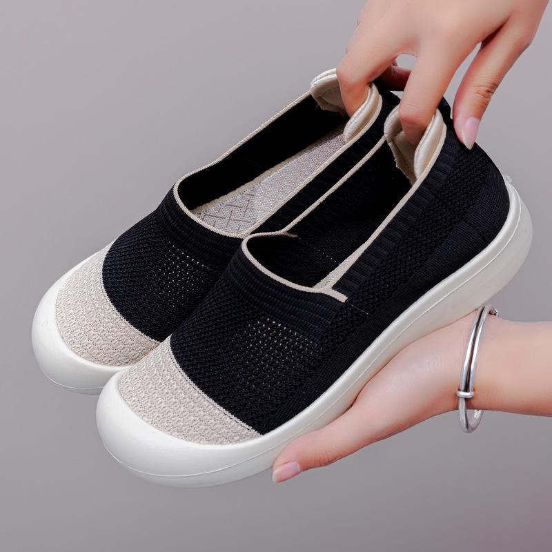 2025 New Fashion Casual Shoes Comfortable Women Breathable Antiskid Sneakers Men Mesh Flat Shoes