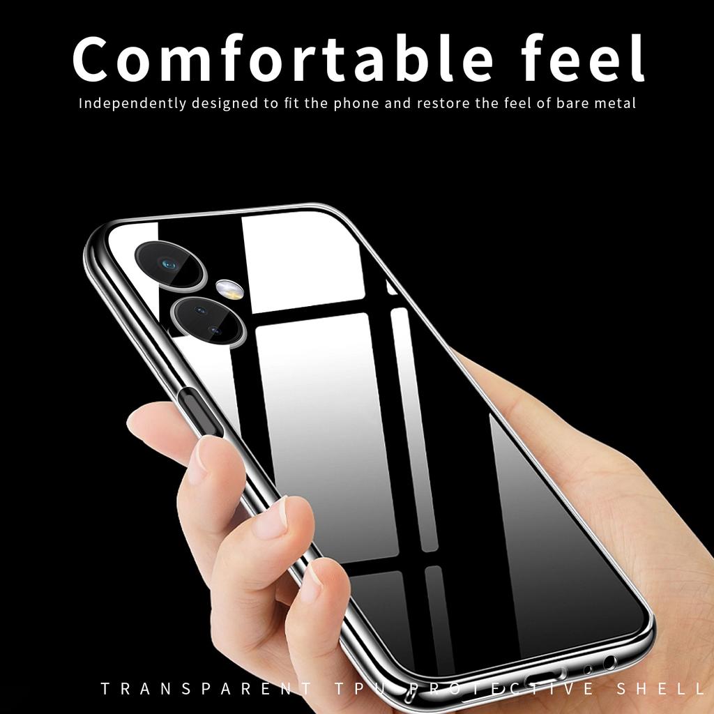 MOFI For OnePlus Nord CE 3 Lite 5G/Nord N30 5G Shockproof Transparent Protective Case Soft TPU Phone Cover