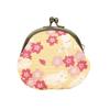 Maeda Senko Wabunbiyori Coin Rabbit Fairy Cherry Blossom Made In Japan 2.5-Round Purse, Design, Cream,