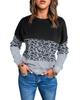 Contrast Stitching Colorblock Sweatshirt