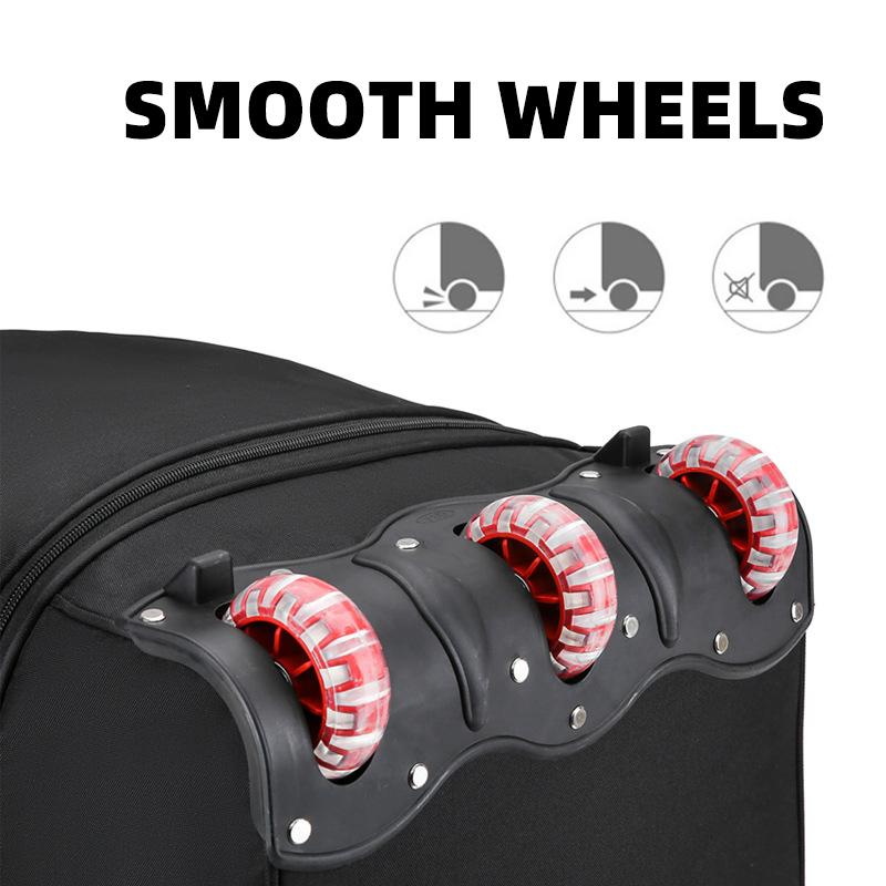 Increased Capacity Travel Bag Multi-function Folding and Expandable College Student Luggage Bag Long-distance Trolley Bag