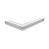 Vent Cover LUFT Corner Right 40x60x6 White