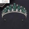 Великолепные хрустальные свадебные тиары, ободки для королевы, свадебные короны, ободки, роскошный головной убор невесты, украшения для волос для девочек на вечеринку
