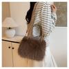 Exquisite Fur Square Shoulder Bags Winter New Style Beautiful Fresh Hot Style Girl Super Cool Casual Hot Bags