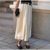 Spring Autumn High Waist Fashion Long Skirt Women's Solid Color Elegant Commute Streetwear Loose Casual Ladies Maxi Skirt 2025 New