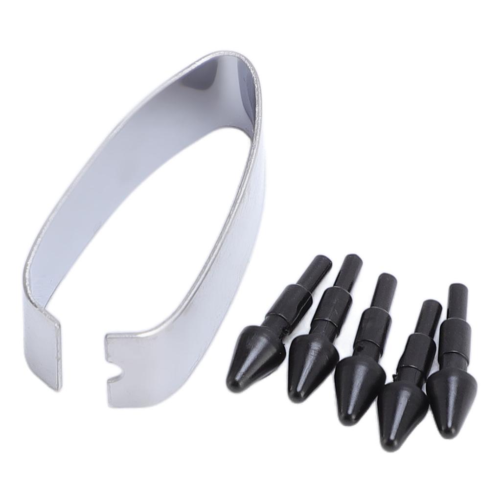 5pcs Stylus Pen Nibs Black 4096 Pressure Sensitivity Plastic Stylus Pen Replacement Tips for Note