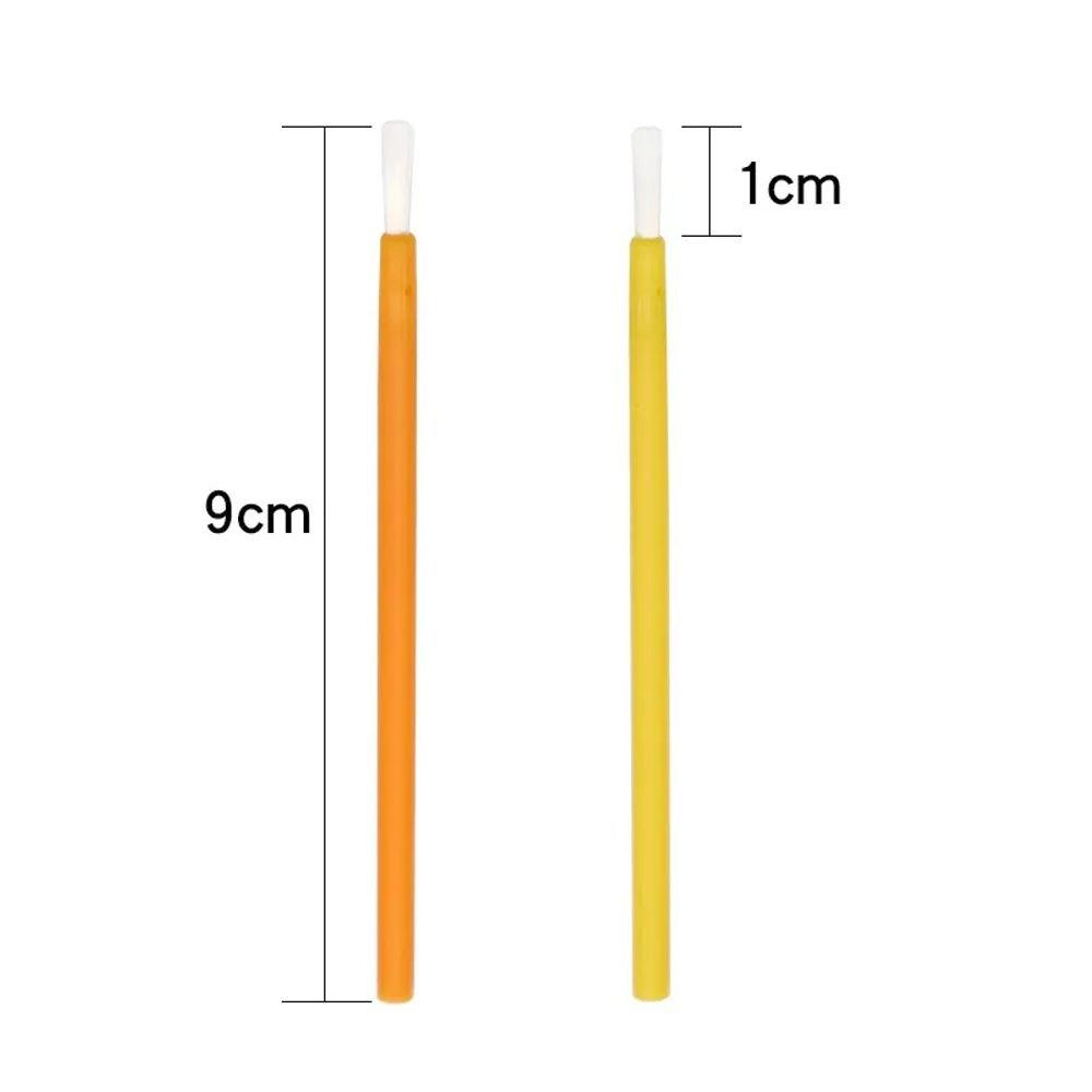 Hubinine Makeup Brush 100pcs Disposable Nylon Fiber Lip Brush Lipstick Wand Clean Applicator Lip Gloss Portable Cosmetic Women Makeup Tool, AA149-02