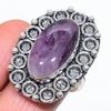 Natural Sage Amethyst Gemstone 925 Sterling Silver Jewelry Ring Size 9 R1c22
