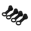 Brake Bleeder Cap Motorcycle Brake Bleed Nipple Nipple Cap 8mm 4pcs Motorcycle Replacement Parts Black