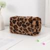 Leopard Print Makeup Bags for Women Soft Travel Cosmetic Bag Organizer Case Lady Girls Make Up Case Necessaries Handbags Case