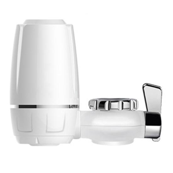 Water Filter with Connector Dual Window Outlets Clear Multi-layers Filtering Bathroom