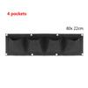 2/4/9 Pockets Vertical Garden Grow Bags Plant Wall Hanging Planting Pots Grow Planter Vegetable Gardening Supplies