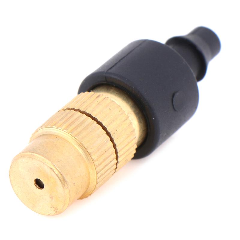 5Pcs Portable Atomizing Sprayers for 4/7mm Hose Universal Copper Misting Fog  Cooling Nozzles
