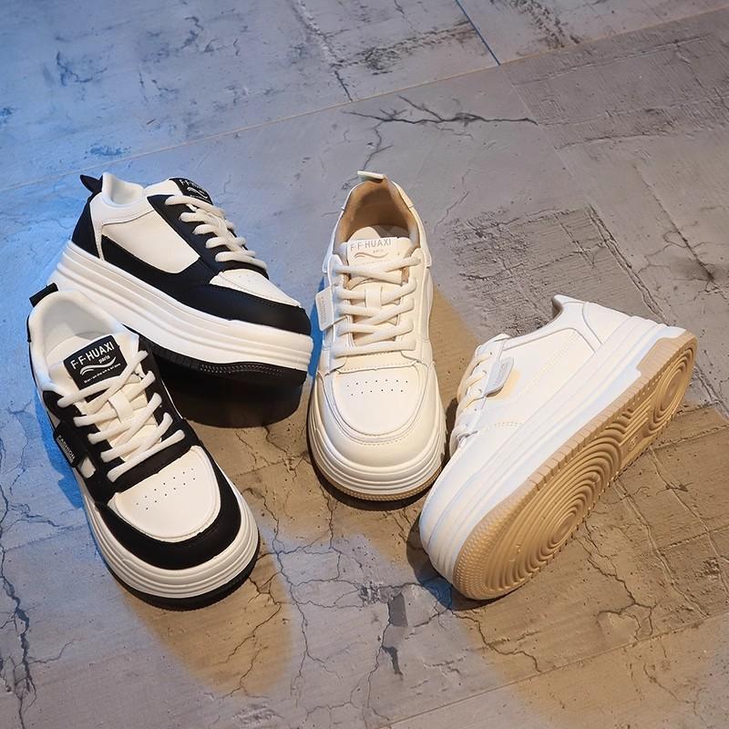 Little White Shoes Women's Winter New Velvet Shoes Versatile Thick Baseplate Shoes Casual Shoes Muffin Sneakers