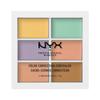 Nyx Professional Makeup Concealer Color Correcting Palette Lightweight Formula 9g, Face Palette