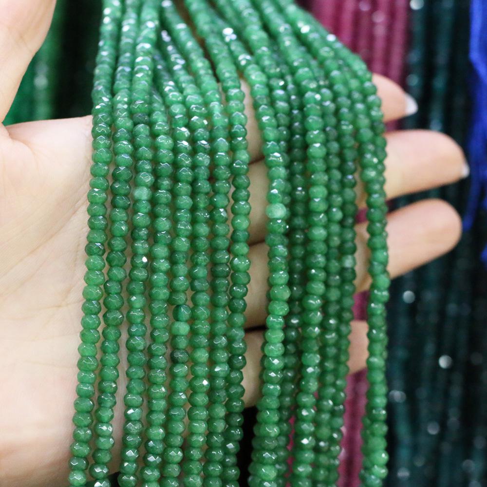 Natural Stone Bead Spinel Faceted Beads 2 X 4 Mm for Jewelry Making DIY Necklace Anklet Bracelet Accessory