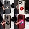LZ18 Lips Kiss Silicone Phone Case for Infinix Smart 9 Hot 40i Tecno Camon 20 Pro Moto G22 G30 OnePlus Google Pixel 9 Shockproof Back Cover