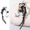 Lovely Heart Keychain Braided Rope Keyring Star Car Key Chain Backpack Handbag Charm Bag Charm Bag Pendant Ornaments