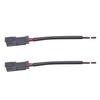 1 Pair 2 Pin DT Connectors Rubber Copper Waterproofing DT Electrical Wire Connector Wiring Harness for Car Trucks Boats