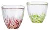 ADERIA Tsugaru Vidro Pair Glass Apple Cup Pair 270ml Cosmetic Box Made In Japan Highball Cup Beer Stylish Glass Sake Tumbler Gift Day Day Couple