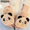 Women's Winter Gloves Cartoon with Flip Cover and Plush Thick Gloves for Cycling To Keep Warm