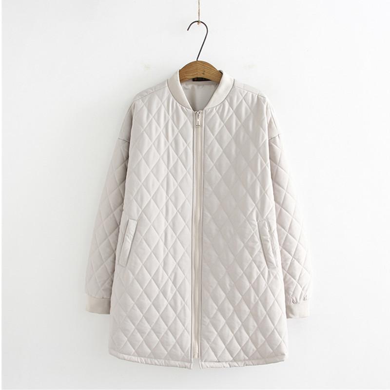 Jacket Women Parka Clothing Loose Winter Coat Female Zipper Windbreaker Outerwear