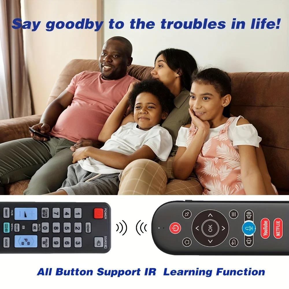 NEW W1 PLUS Air Mouse Remote Control 2.4G RF Wireless Mini Voice Control Keyboard Smart Gyroscope Keyboard Sense Anti-loss IR for Android TV Box