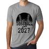 Men’s Vintage Tee Shirt Graphic T Shirt Softball Since 1981 Vintage White