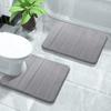 Bathroom Absorbent Non-slip Pad U-shaped Memory Foam Toilet Pad
