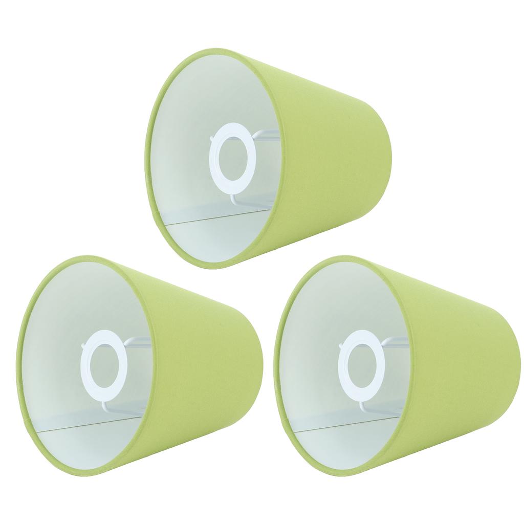 3pcs Cloth Fabric Lampshade Innovative E14 Intervention Type Modern Fabric Lampshade Dust Cover for